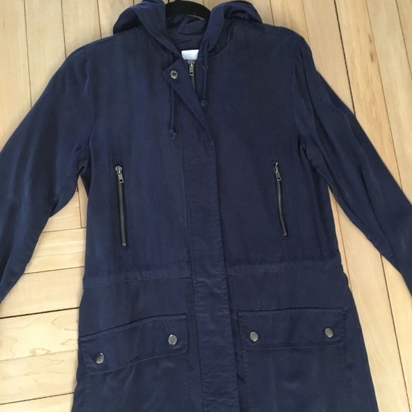 BB Dakota Navy Utility Coat Extra Small - Picture 2 of 7